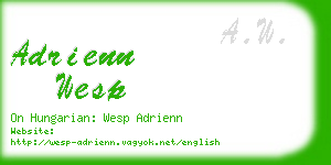 adrienn wesp business card